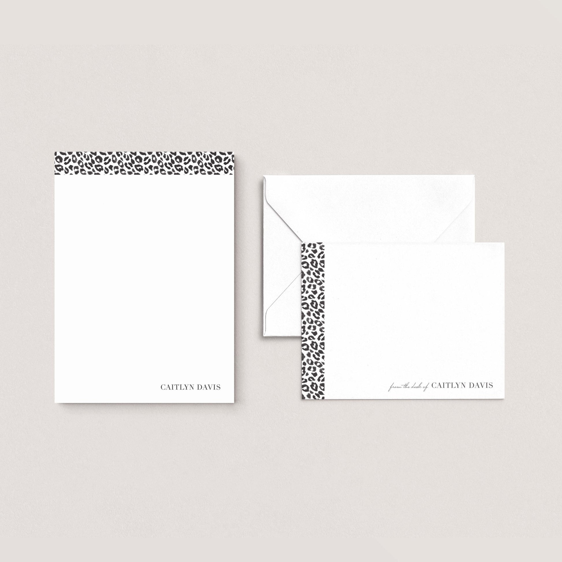 Leopard Stationery Set - Blú Rose