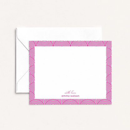 Lined Arches Monogram Stationery Set - Blú Rose