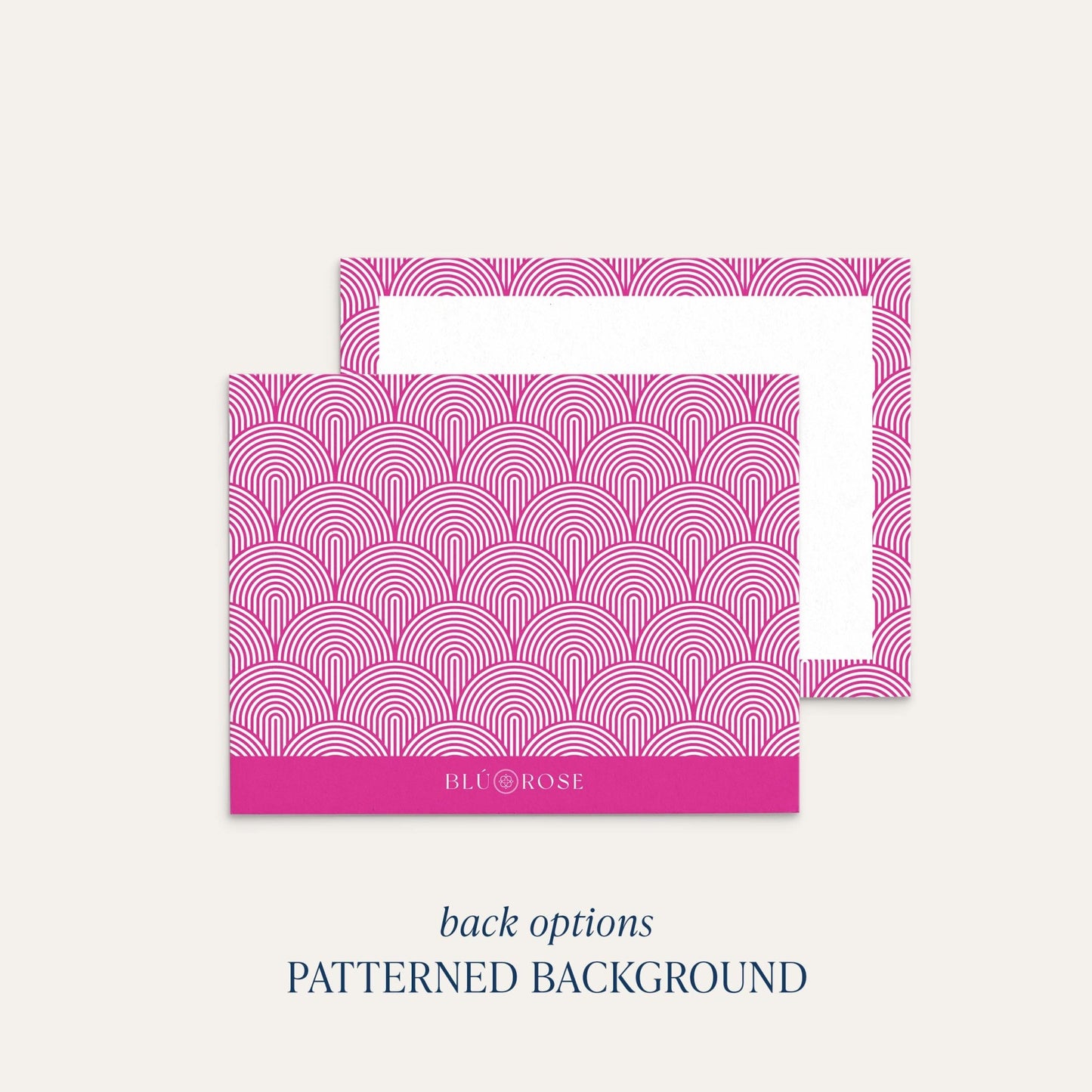 Lined Arches Monogram Stationery Set - Blú Rose