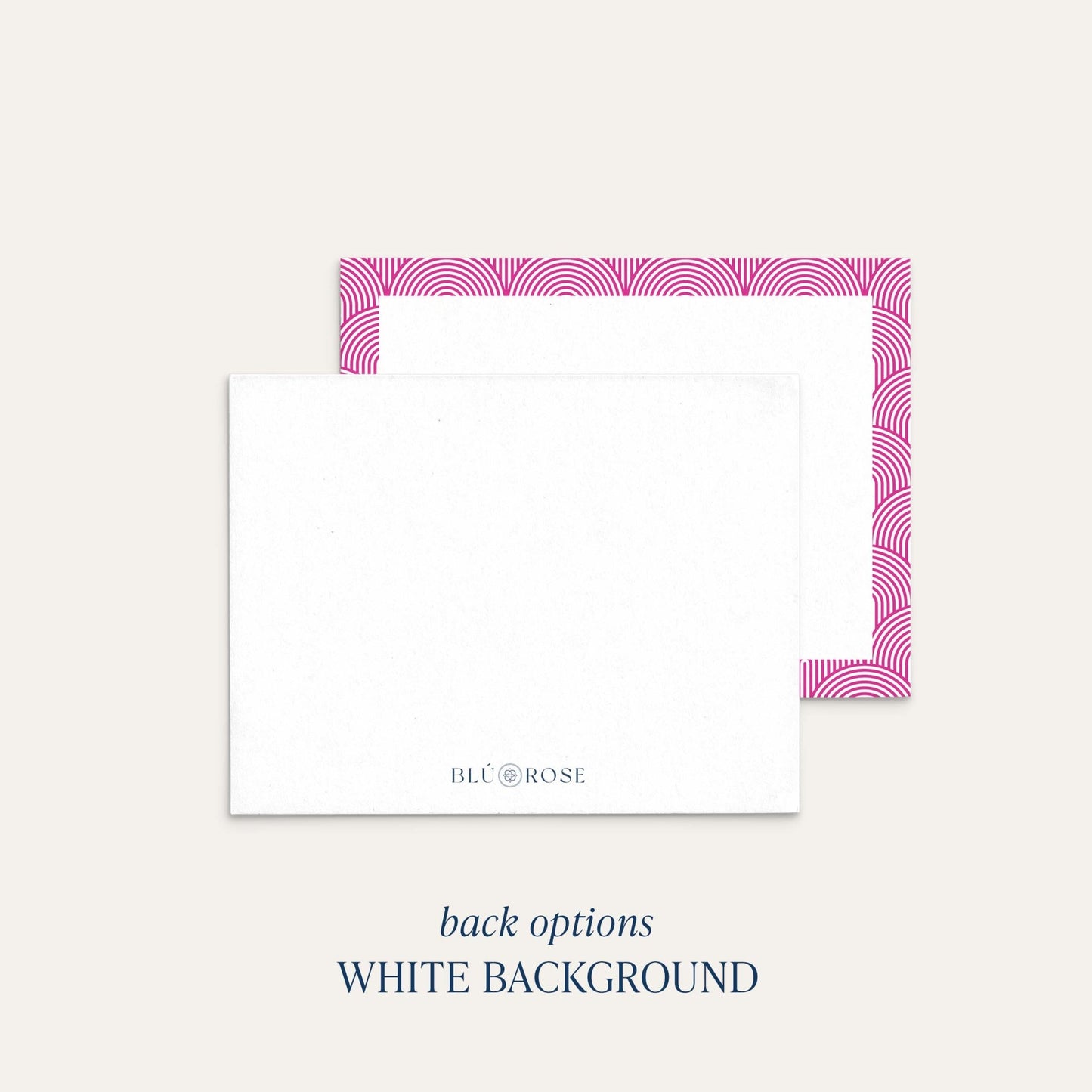 Lined Arches Notecards - Blú Rose