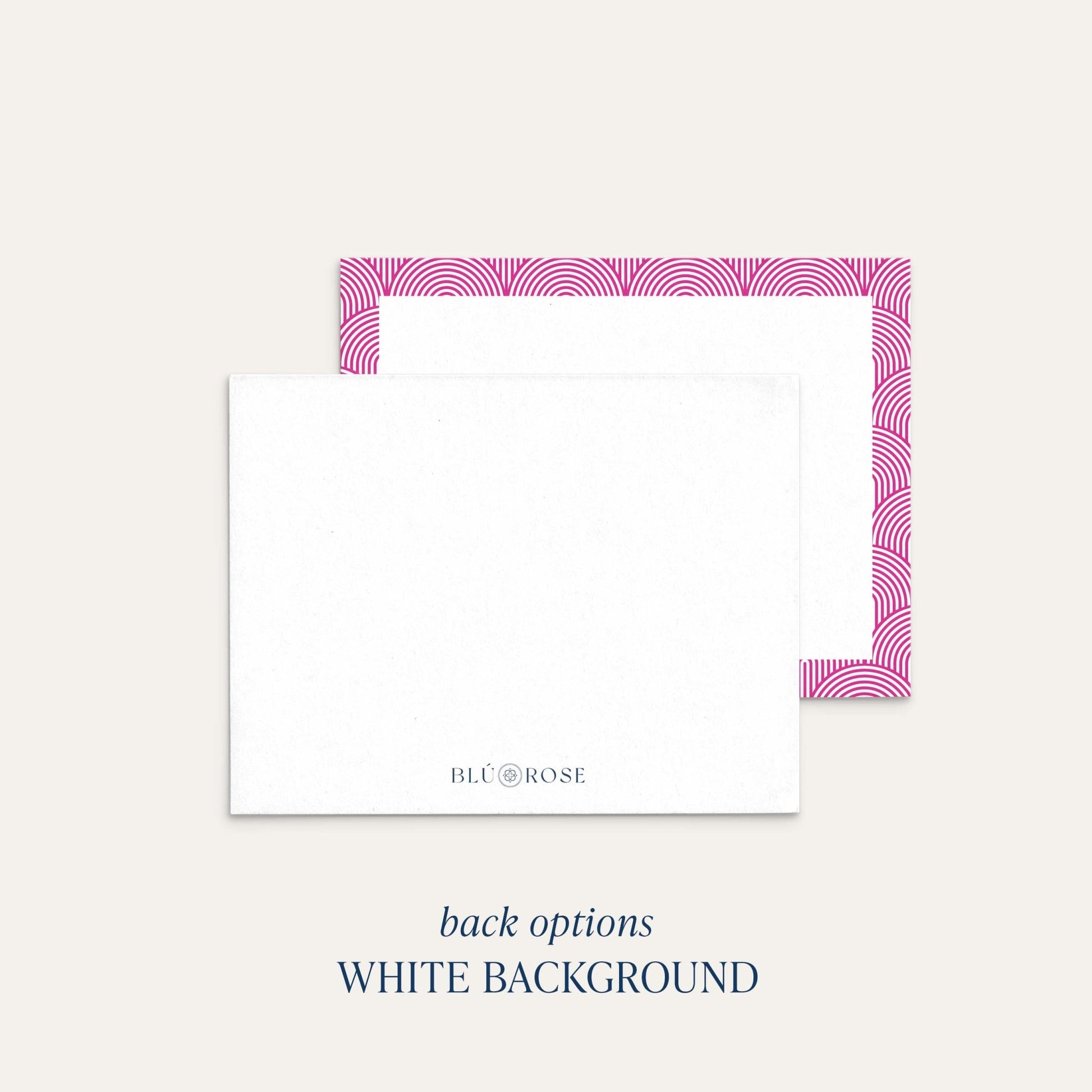 Lined Arches Notecards - Blú Rose