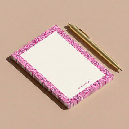 Lined Arches Notepad - Blú Rose