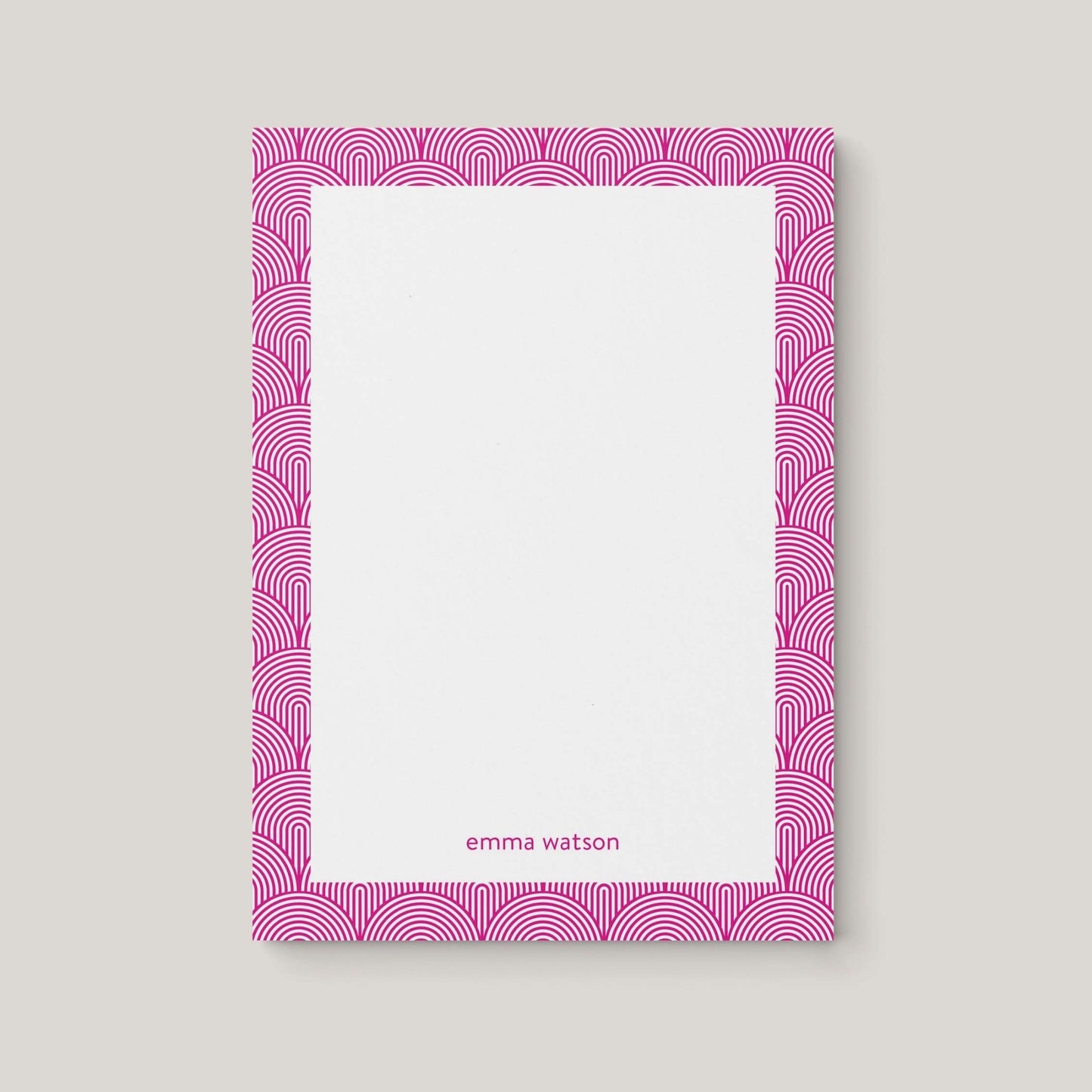 Lined Arches Notepad - Blú Rose