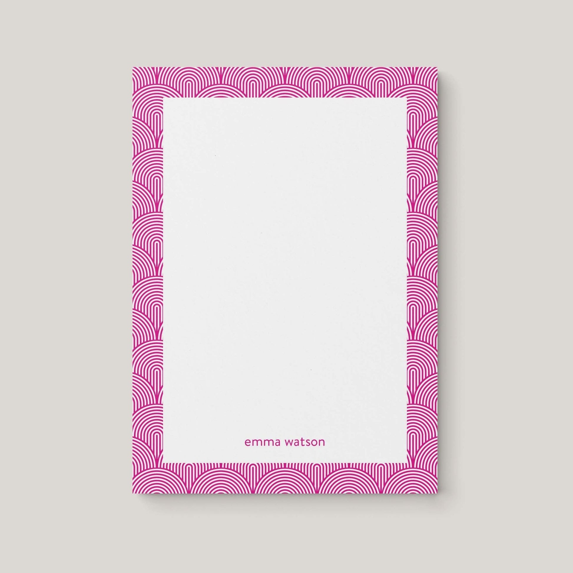 Lined Arches Notepad - Blú Rose