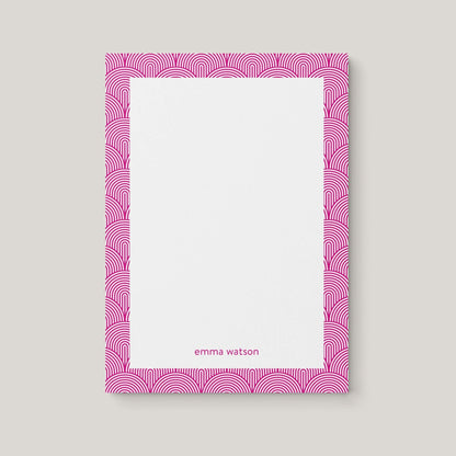 Lined Arches Notepad - Blú Rose