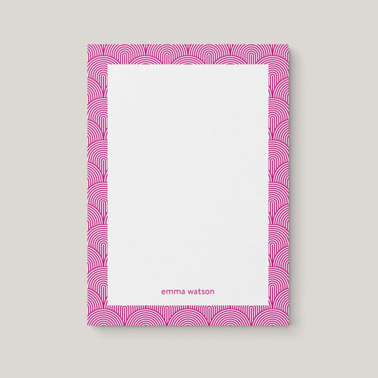 Lined Arches Notepad - Blú Rose