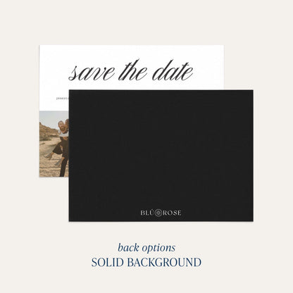 Minimal Save the Dates - Blú Rose