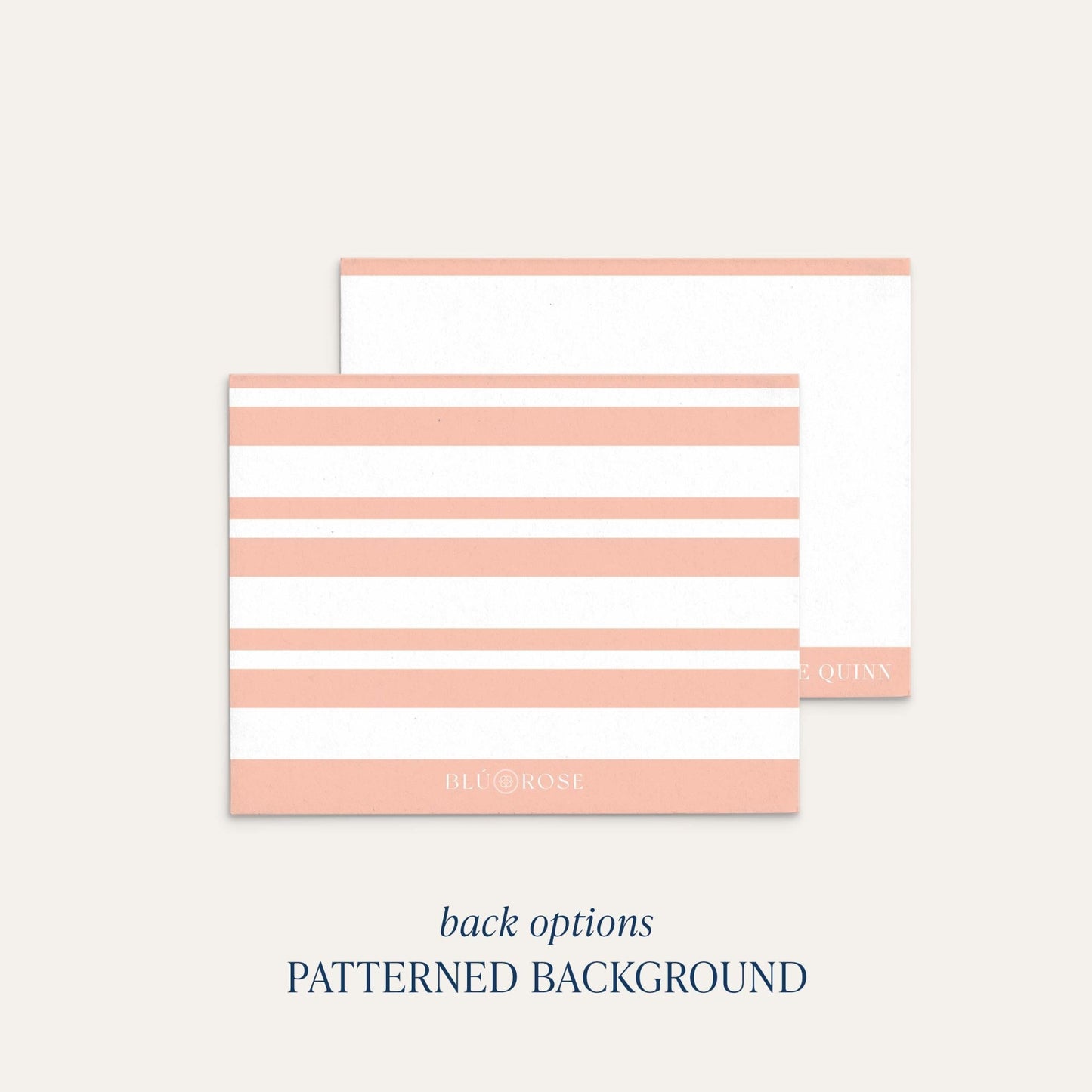 Mod Border Notecards - Blú Rose