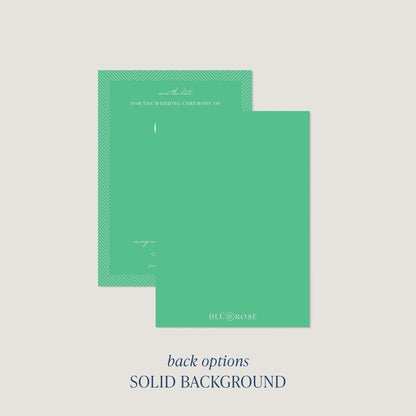 Modern Line Border Save the Dates - Blú Rose