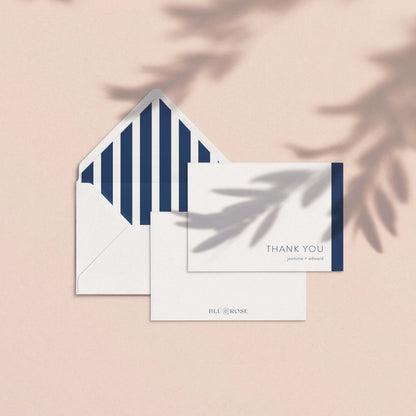 Modern Love Personalized Thank You Cards - Blú Rose