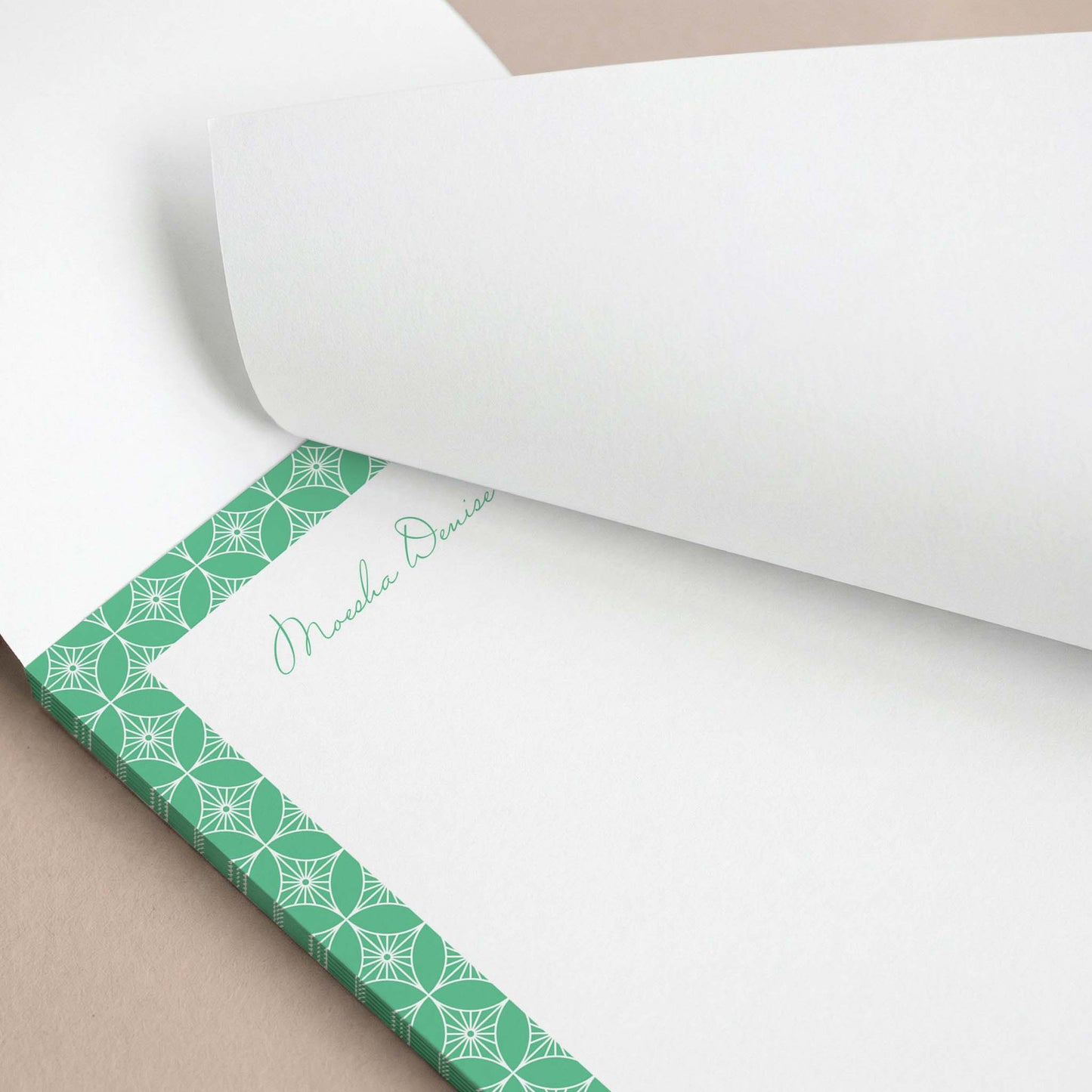 Moesha Pattern Personalized Notepad - Blú Rose