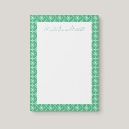Moesha Pattern Personalized Notepad - Blú Rose