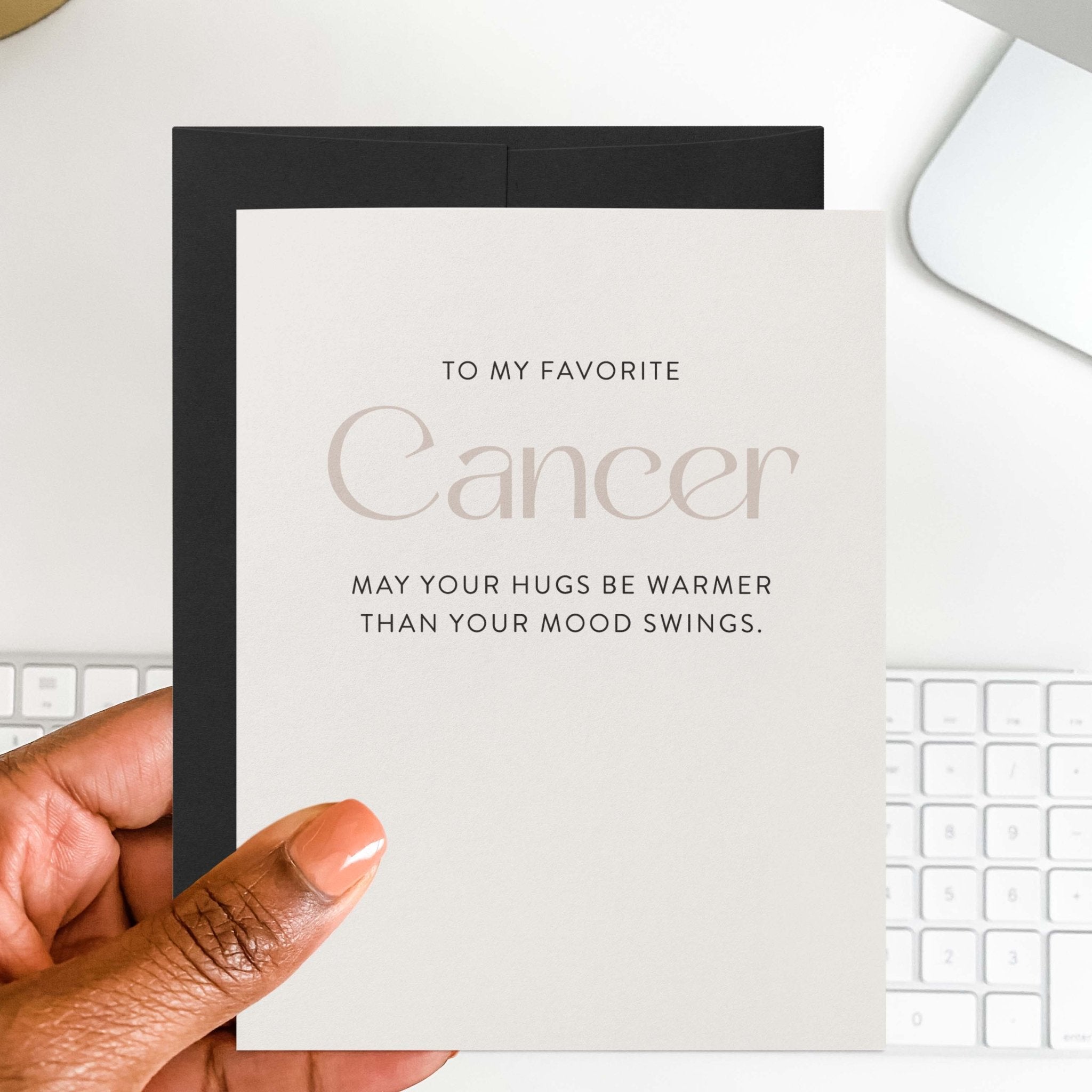 My Favorite Cancer Greeting Card - Blú Rose