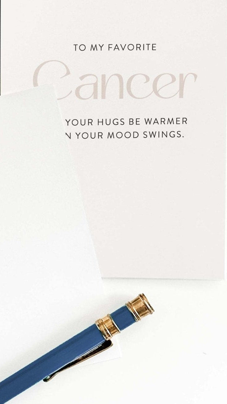 My Favorite Cancer Greeting Card - Blú Rose