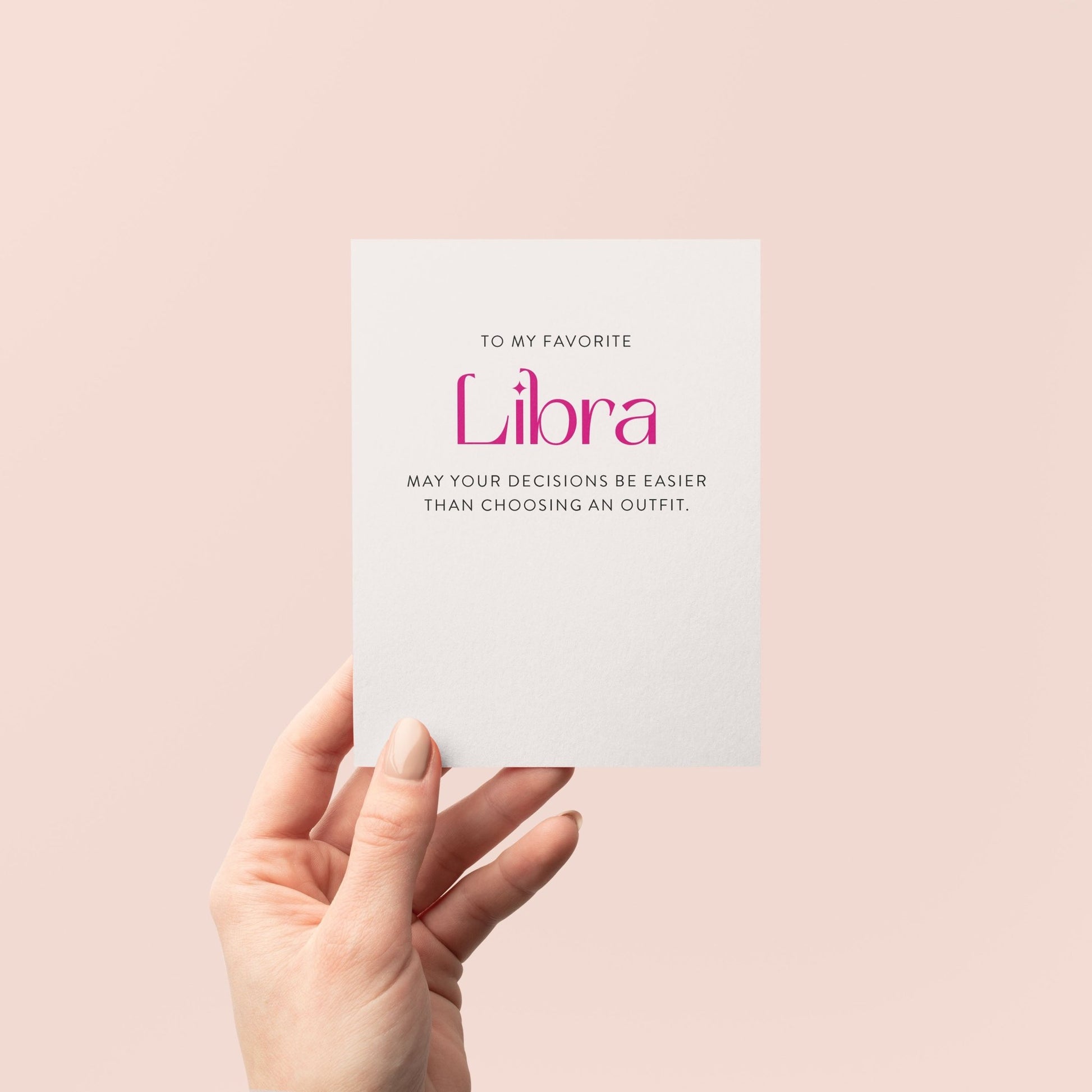 My Favorite Libra Card - Blú Rose