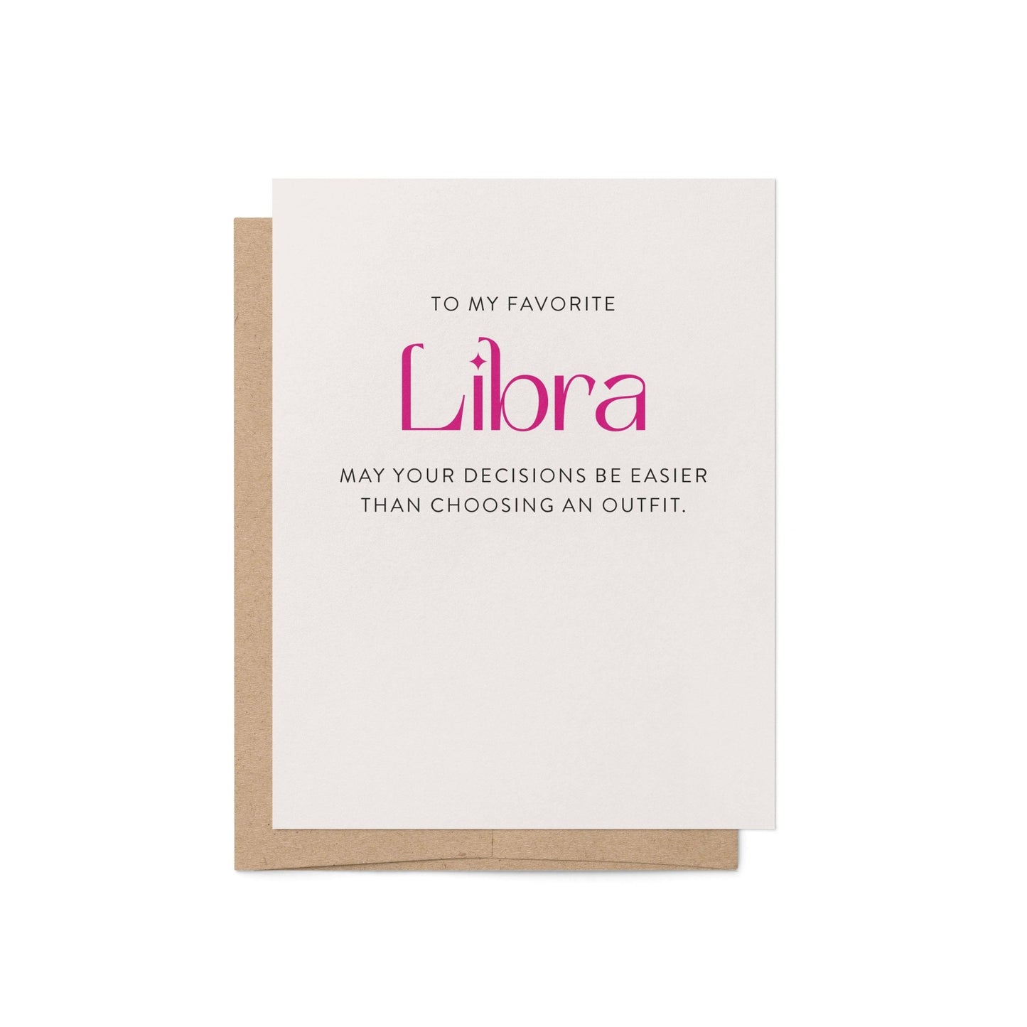 My Favorite Libra Card - Blú Rose