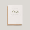 My Favorite Virgo Greeting Card - Blú Rose