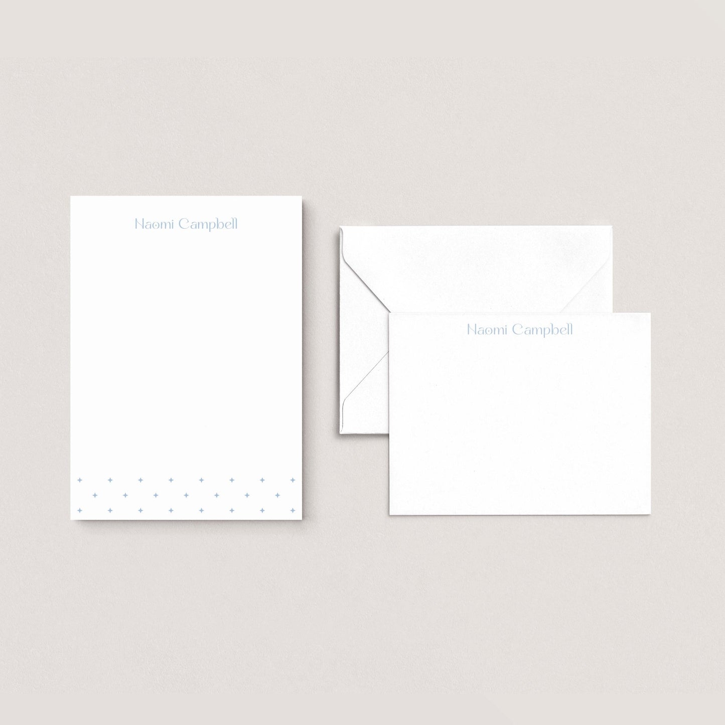 Naomi Notepad + Notecard Set - Blú Rose