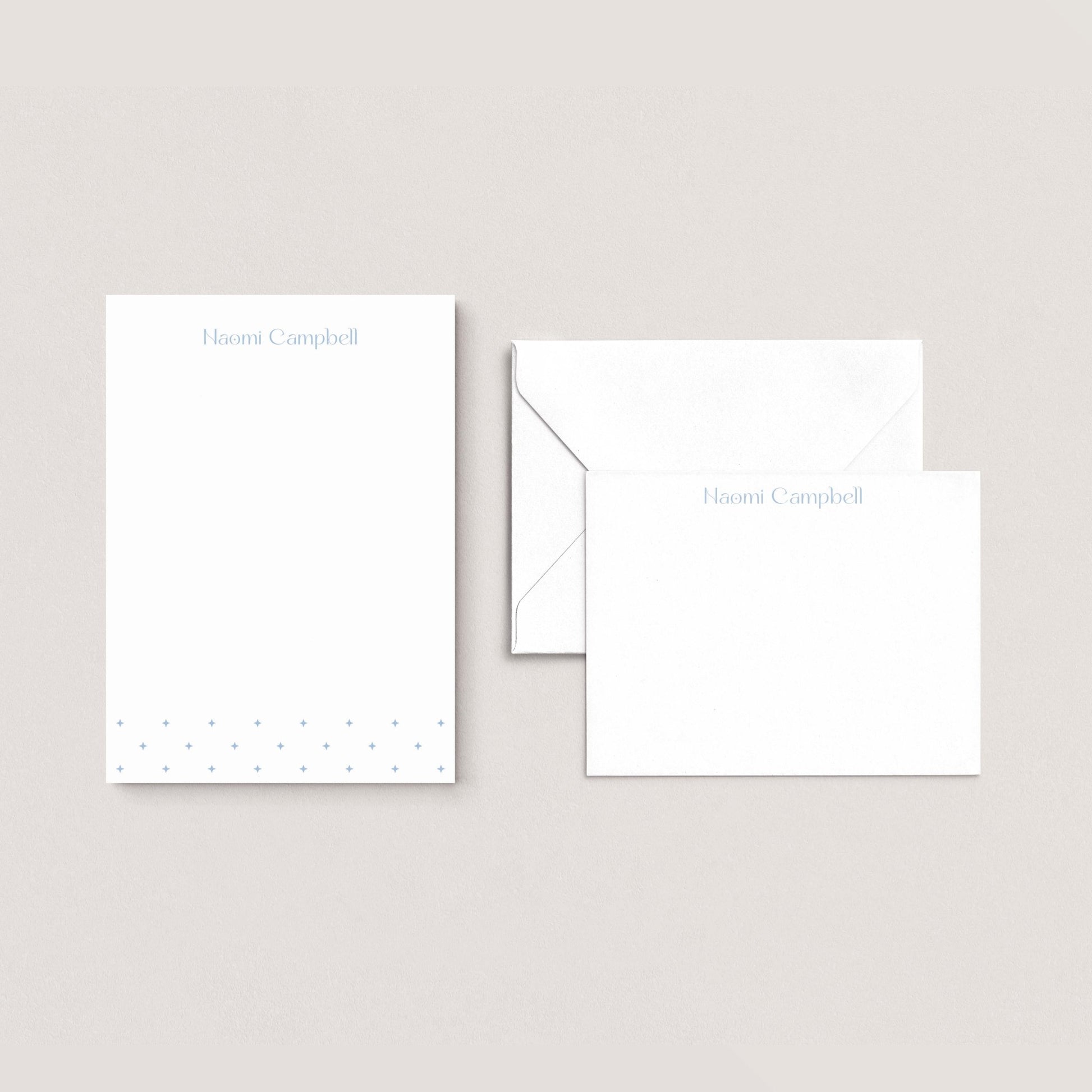 Naomi Notepad + Notecard Set - Blú Rose