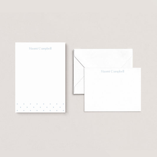 Naomi Notepad + Notecard Set - Blú Rose