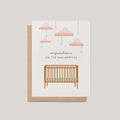New Arrival Crib Greeting Card - Blú Rose