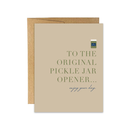 OG Pickle Jar Opener Card - Blú Rose