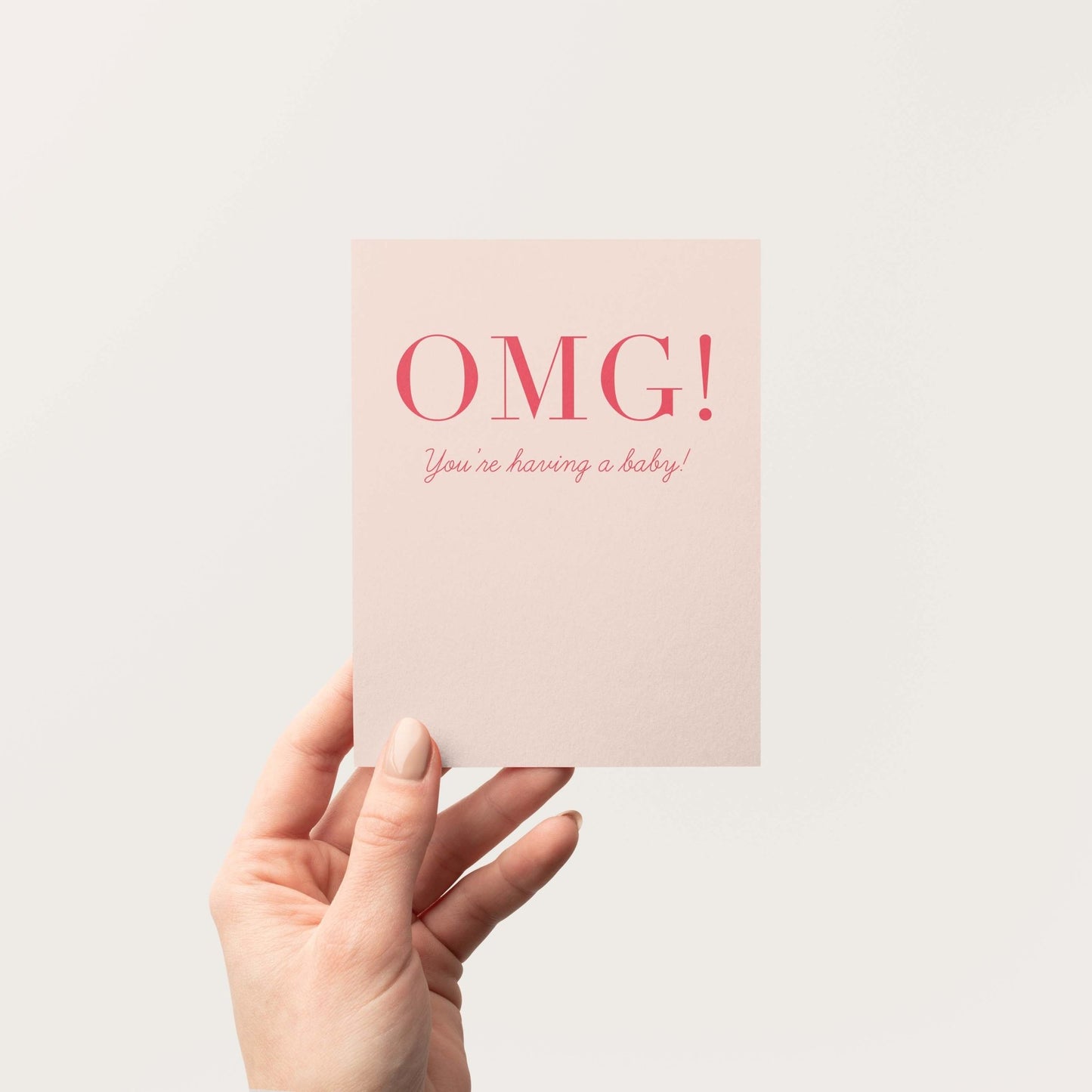 OMG Baby Card - Blú Rose