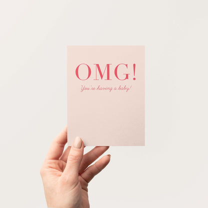 OMG Baby Card - Blú Rose