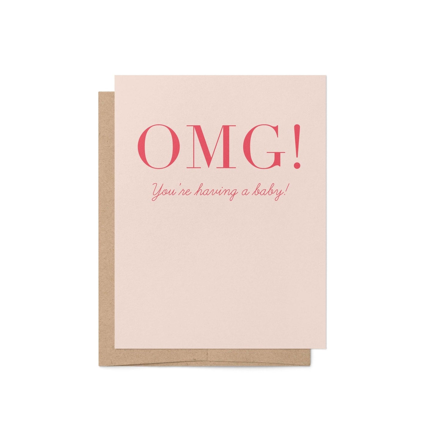 OMG Baby Card - Blú Rose