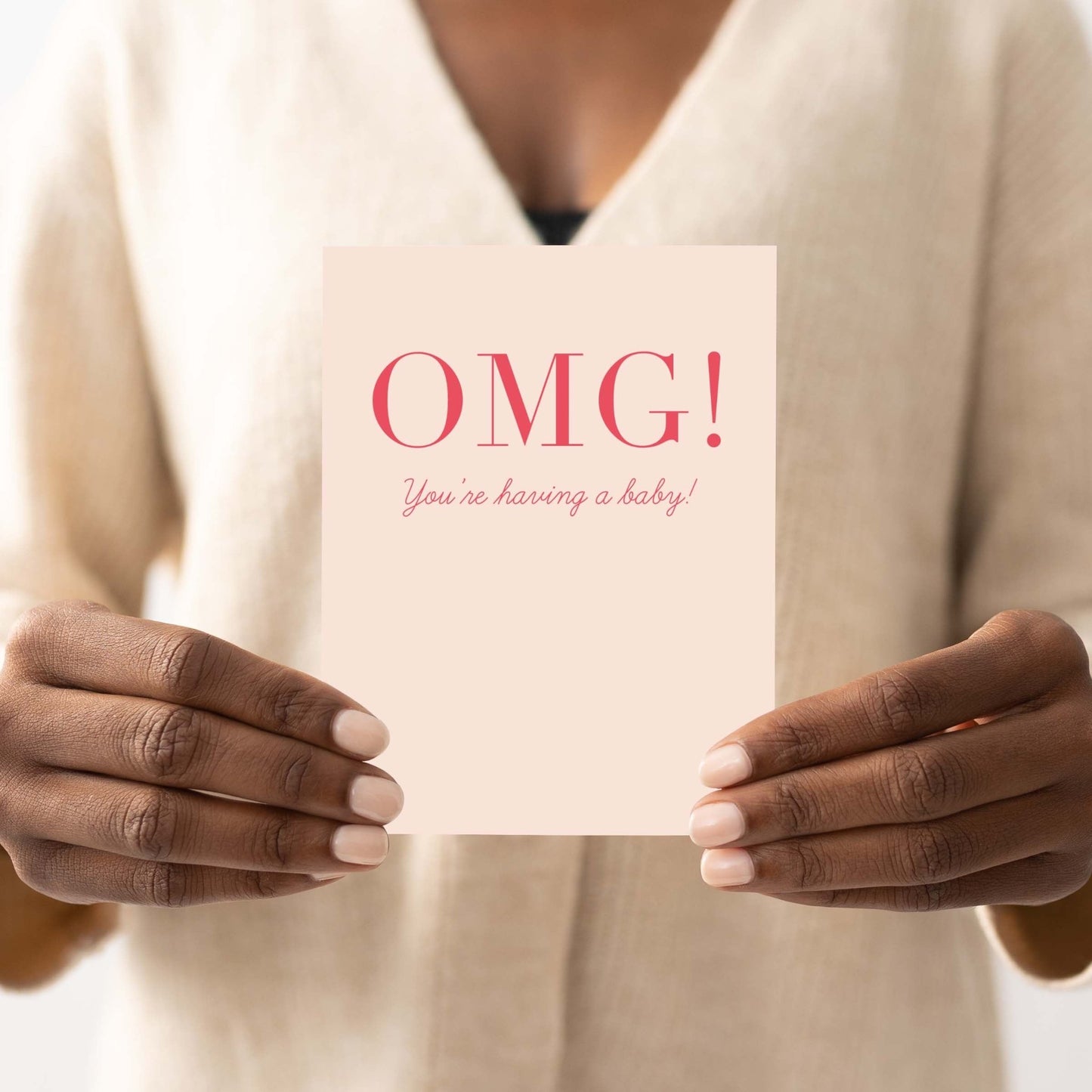 OMG Baby Card - Blú Rose