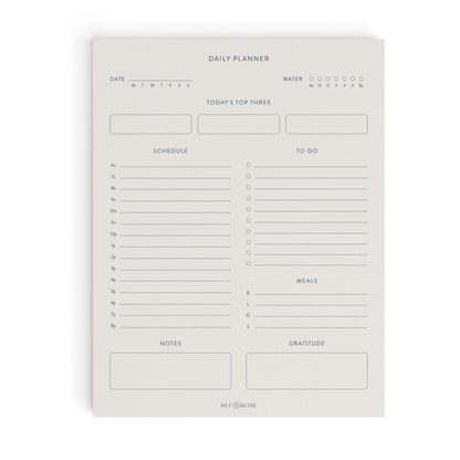 Perfectly Imperfect Notepads | Minimalist Daily Planner Notepad - Blú Rose