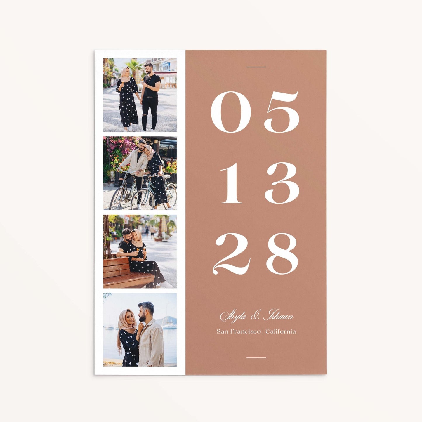 Photo Strip Save the Dates - Blú Rose