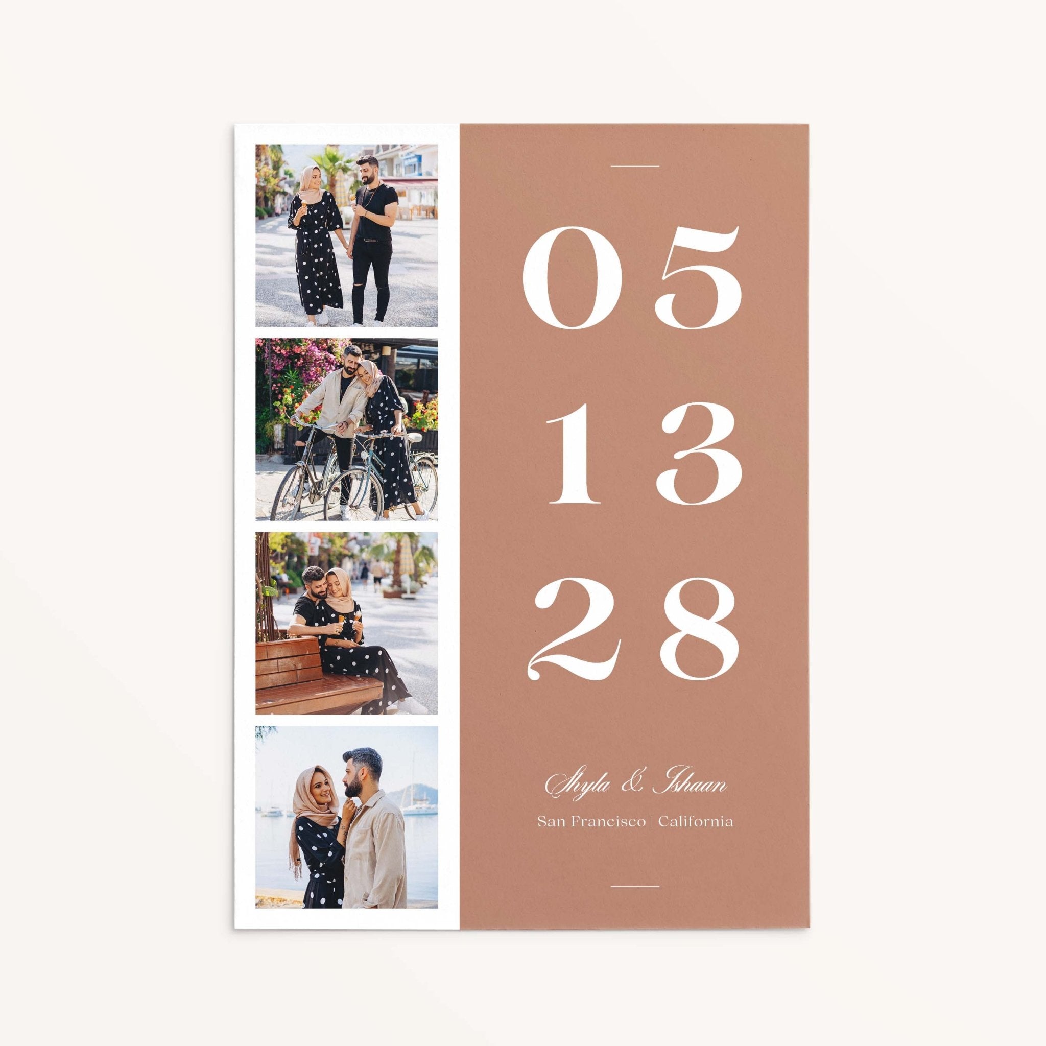 Photo Strip Save the Dates - Blú Rose