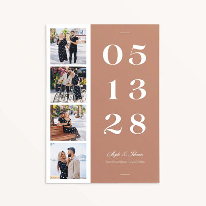 Photo Strip Save the Dates - Blú Rose