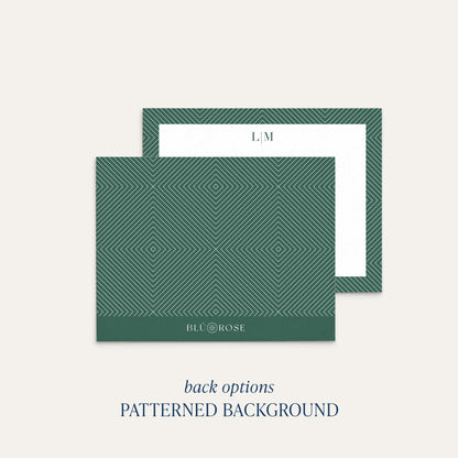 Pointed Lines Notecards - Blú Rose
