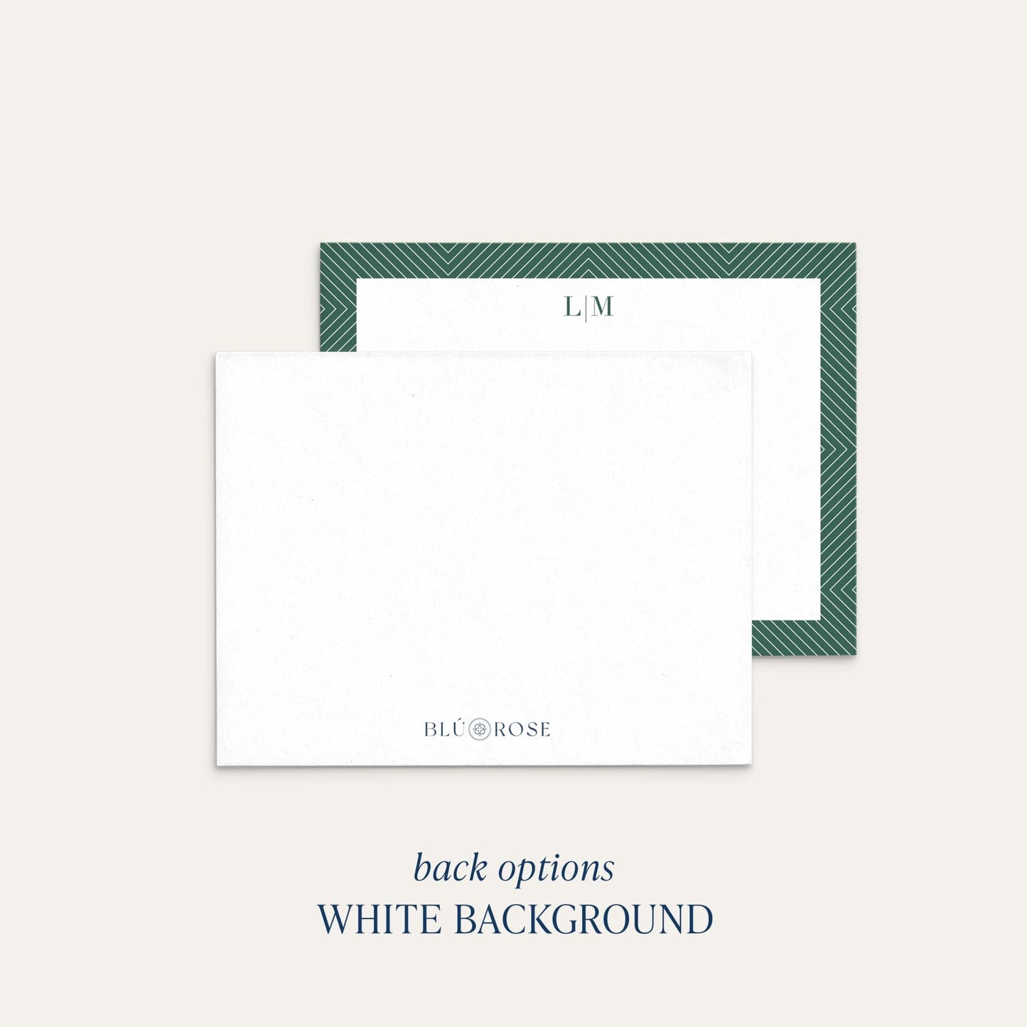 Pointed Lines Notecards - Blú Rose