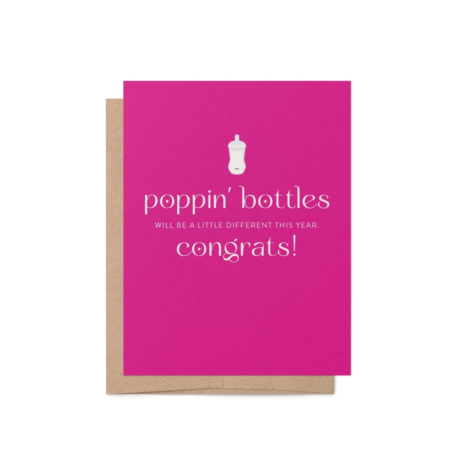Poppin’ Bottles Greeting Card - Blú Rose