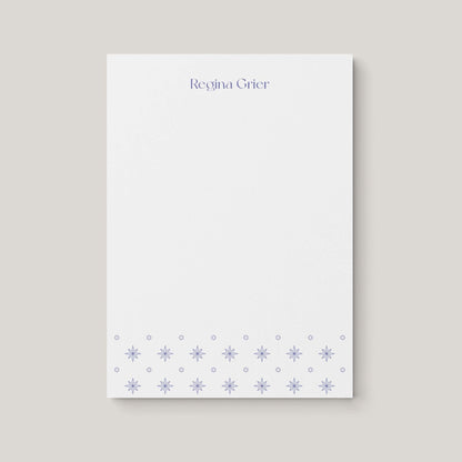 Regina Pattern Personalized Notepad - Blú Rose
