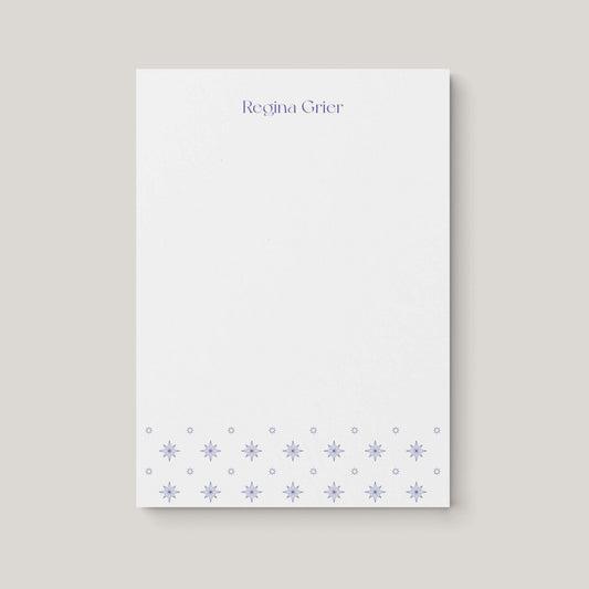 Regina Pattern Personalized Notepad - Blú Rose