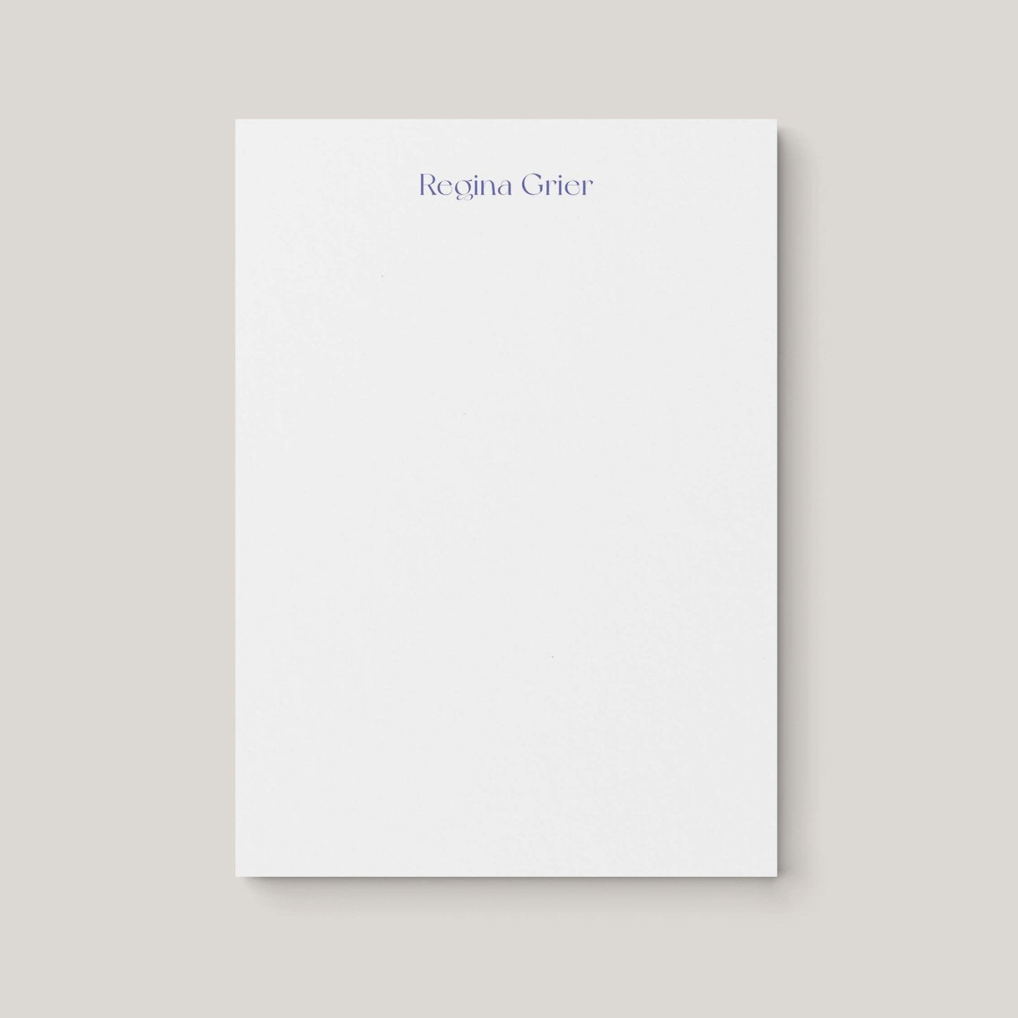 Regina Personalized Notepad - Blú Rose