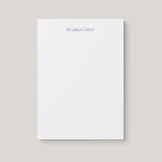 Regina Personalized Notepad - Blú Rose