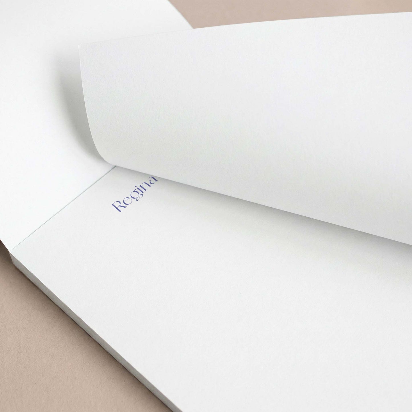 Regina Personalized Notepad - Blú Rose