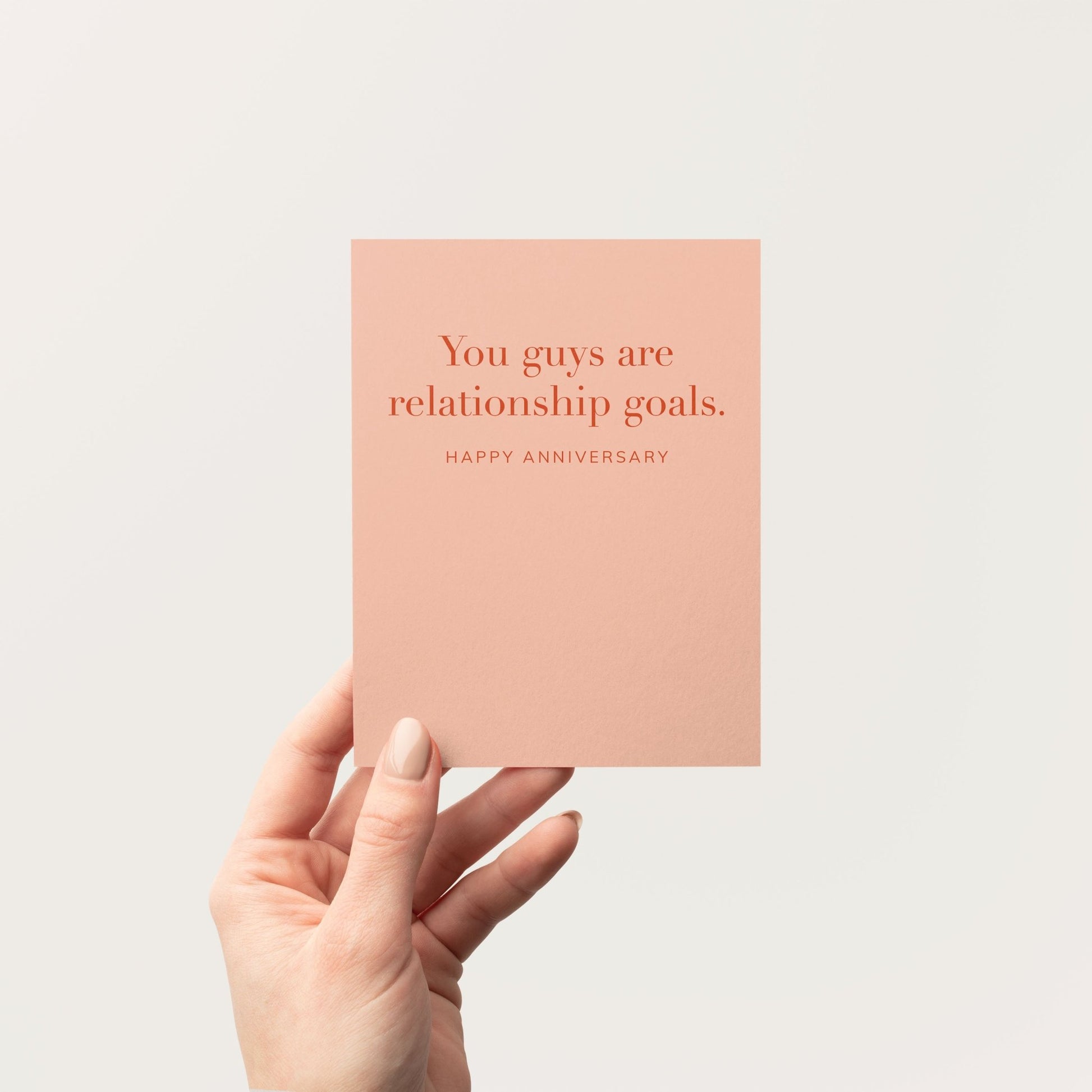 Relationship Goals Anniversary Card - Blú Rose