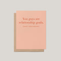 Relationship Goals Anniversary Greeting Card - Blú Rose