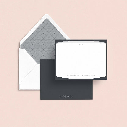 Retro Frame Notecards - Blú Rose