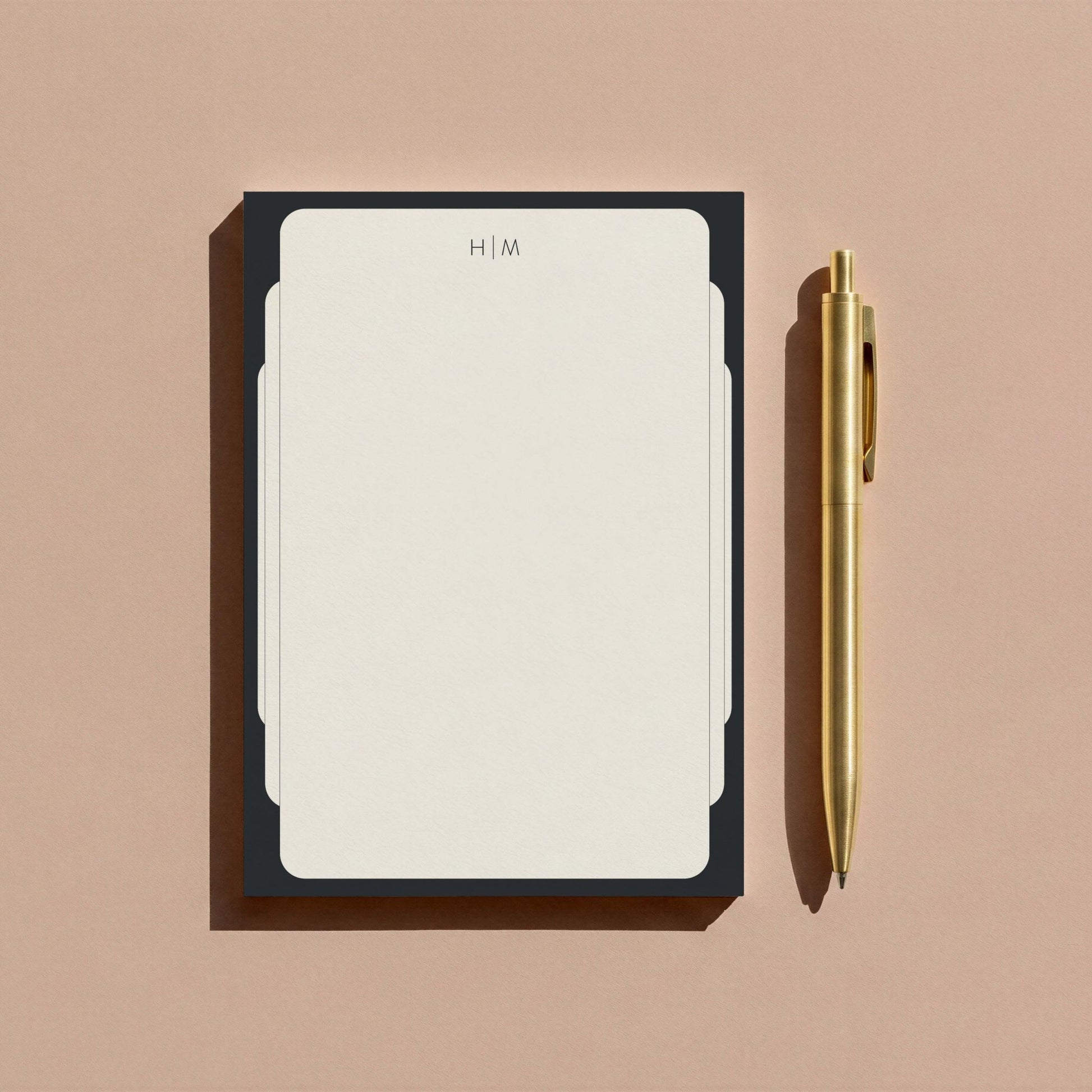 Retro Frame Personalized Notepad - Blú Rose