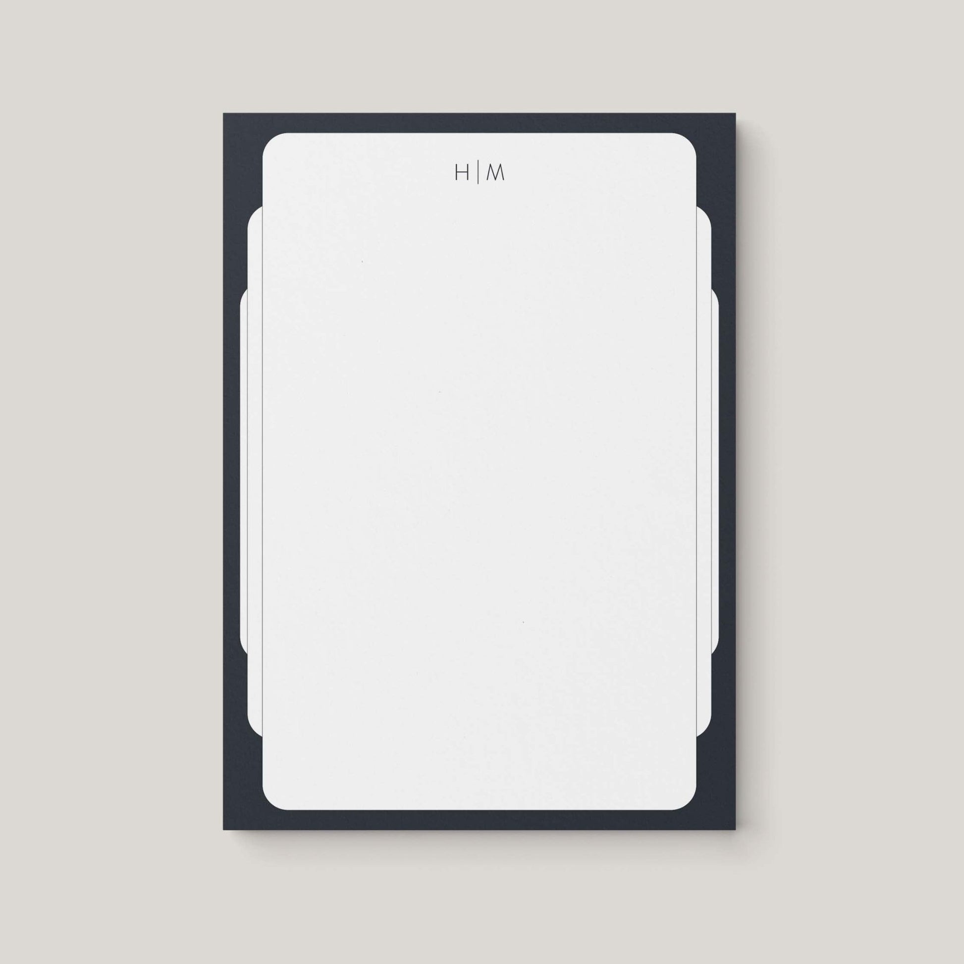 Retro Frame Personalized Notepad - Blú Rose