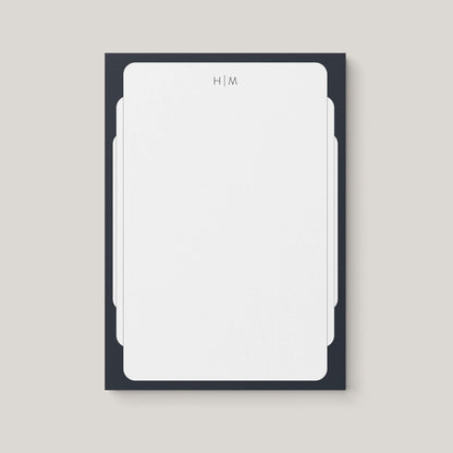 Retro Frame Personalized Notepad - Blú Rose