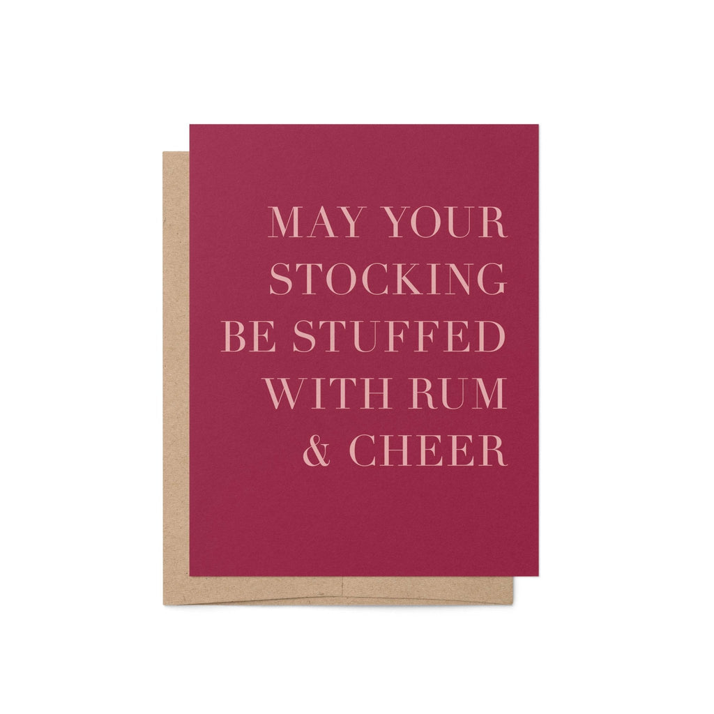 Rum + Cheer Greeting Card - Blú Rose