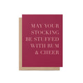 Rum + Cheer Greeting Card - Blú Rose